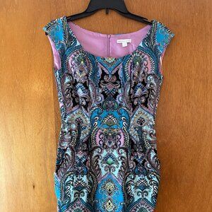 NY & Co. Dress - Paisley Blue Pink - Size 2